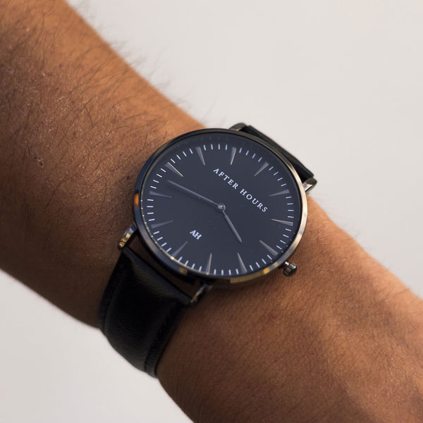Classic Leather Watch | Black