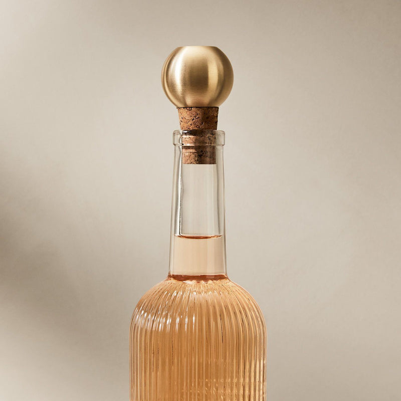 Bottle Stopper | Round | Brass Bottle Stopper Behr & Co 