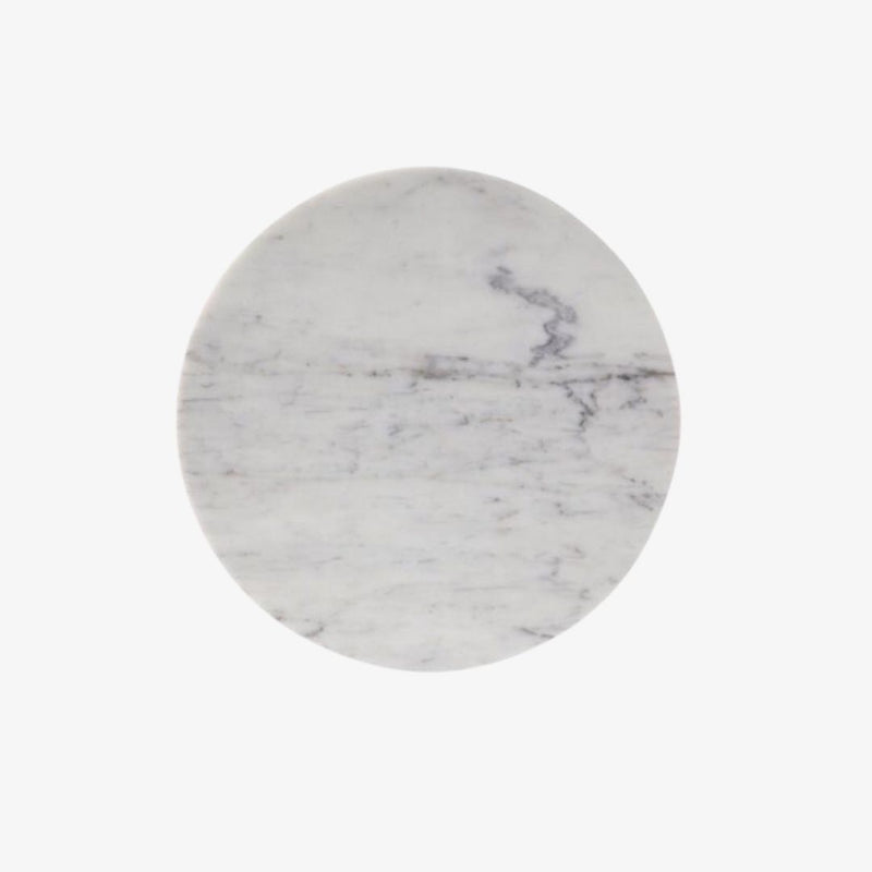 Circle Marble Trivet | White Trivet Behr & Co 