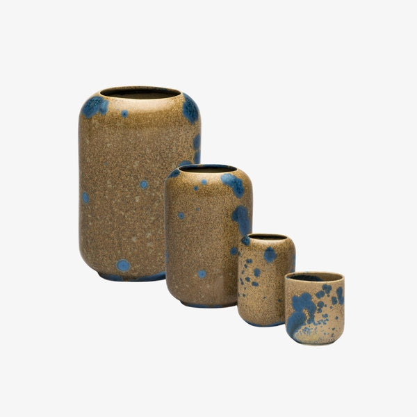 Crystalline Vase | Amber Ceramic Vase R L Foote Design Studio 