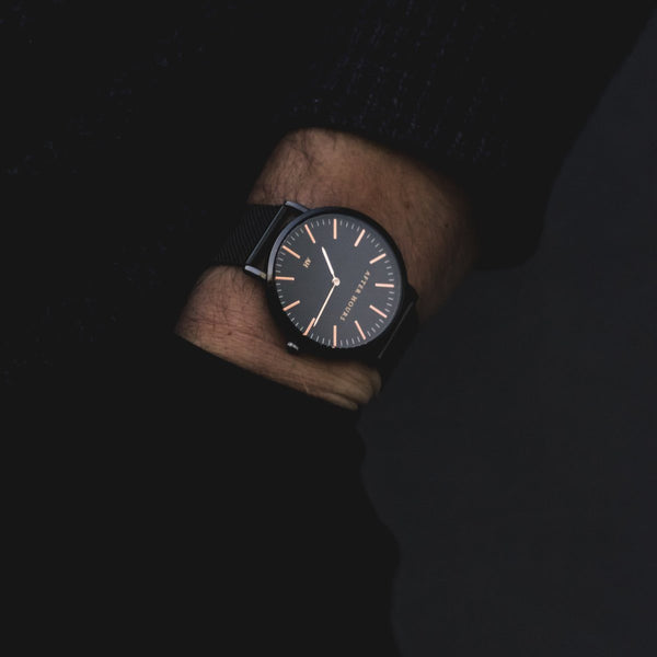 The Classic | Black and Rose Gold Watches After Hours Watches 