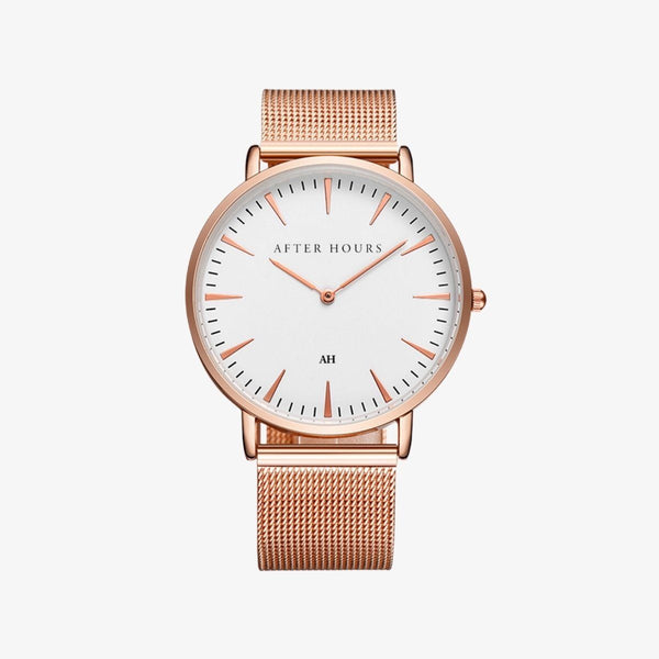 The Classic | Rose Gold and White Watches After Hours Watches 