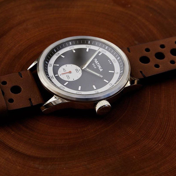 The Rambler | Black and Brown Racing Watches Patina Watch Company 