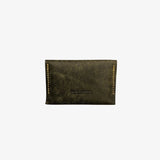 The Wanderer | Olive and Yellow Thread Snap wallet Dear Dagger 